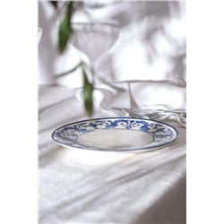 Reve Bleu Nuit Pasta Tabağı - 10 cm - Mavi/Beyaz