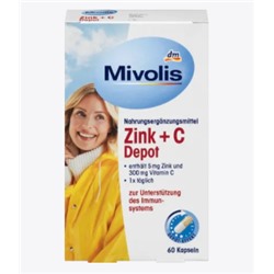 Zink + C Depot Kapseln 60 St., 37 g
