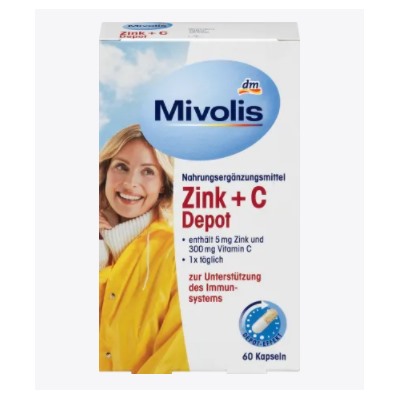 Zink + C Depot Kapseln 60 St., 37 g