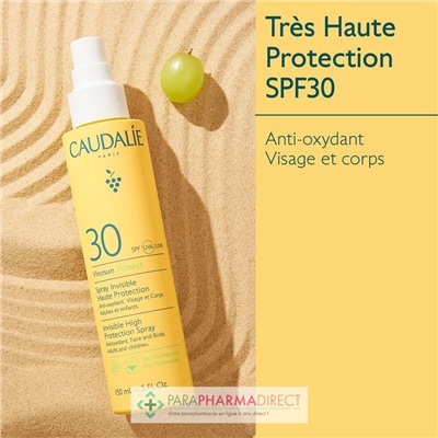 Caudalie Vinosun Protect - SPF30 - Spray Solaire Invisible Haute Protection 150ml