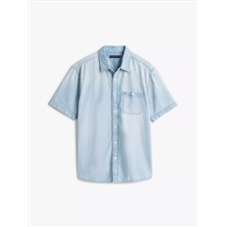 Regular Fit Light Wash Chambray Shirt