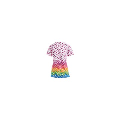 Trust Your Journey AU-Some Print Scrub Top