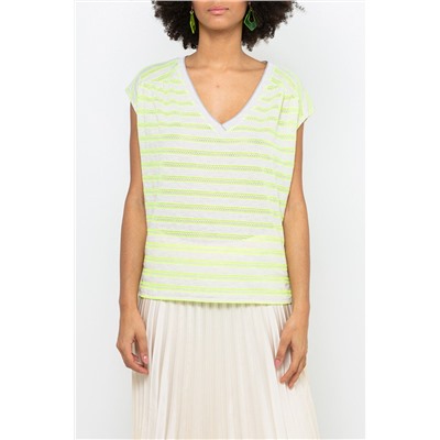 Camiseta Amarillo y gris