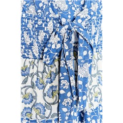 PATCHWORK PRINT PANEL DRESS