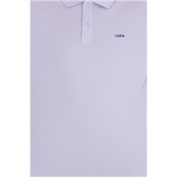 Erkek Lila Basic Polo Yaka Tişört