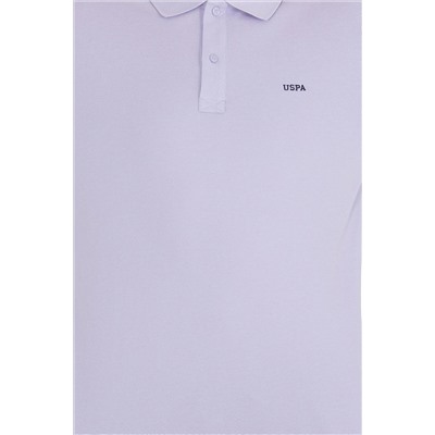 Erkek Lila Basic Polo Yaka Tişört
