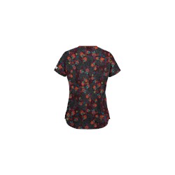 UA Pretty Persian Black Print Scrub Top