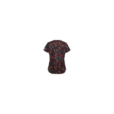 UA Pretty Persian Black Print Scrub Top