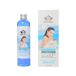 Минеральная пена для ванн увлажняющая с коэнзимом Q10 SRITANA 300 мл/Mineral bath brightening Q10 SRITANA 300 Ml