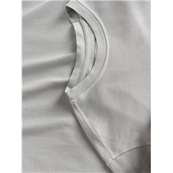 Langarmshirt aus dickem Baumwollstoff