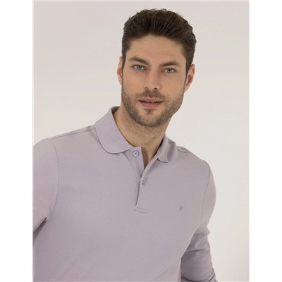 Lila Slim Fit Basic Sweatshirt
