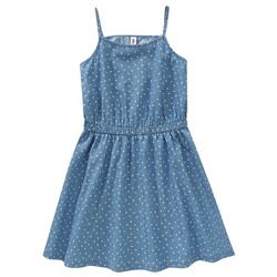 Mädchen Kleid im Denim-Look