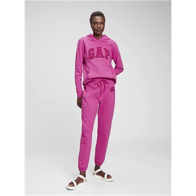 Gap Logo Joggers In Fleece hot magenta purple