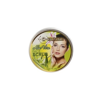 Скраб для лица с алоэ вера NATURE REPUBLIC 100грамм / NATURE REPUBLIC Aloe Vera face scrub 100 gr