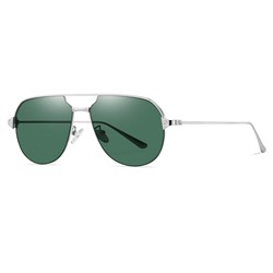 IQ30013 - Солнцезащитные очки ICONIQ JS8509 Bright silver G15 green sheet C05-P25