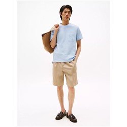 Embroidered Logo Interlock T-Shirt