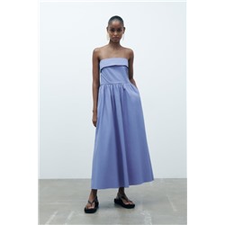 COTTON MIDI DRESS