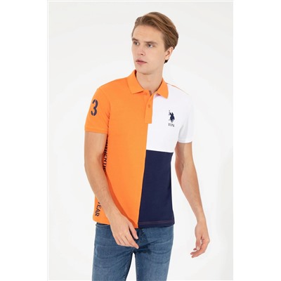 Erkek Turuncu Polo Yaka Tişört