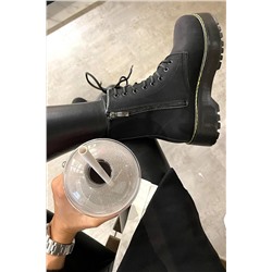 Bambi Mat Siyah Kadın Bot & Bootie K02578000309