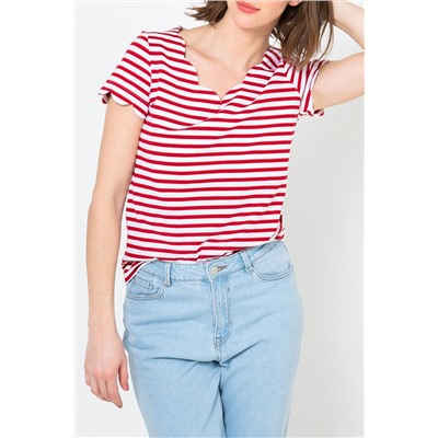 Camiseta Rojo y blanco
