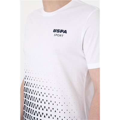 Erkek Regular Fit Bisiklet Yaka Beyaz Tişört