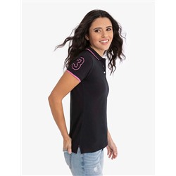 MULTITONAL LOGO SOLID POLO SHIRT