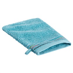 Waschhnadschuh mit Streifenbordüre