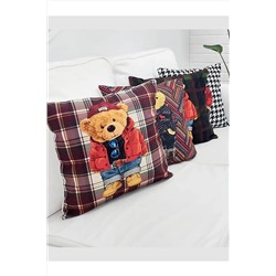 Körfez Kırlent Teddy Bear Temalı Kırlent Kılıfı 4lü Kombin Set KRFZ000008354
