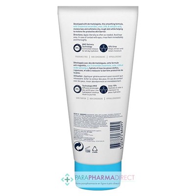 Cerave SA Crème Anti-Rugosités - Peaux Sèches, Rugueuses & Squameuses 177ml