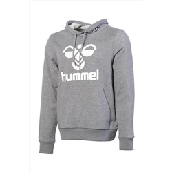 HUMMELArus - Erkek Gri Kapüşonlu Sweatshirt