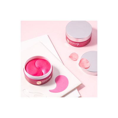 Hyaluron Rose Peptide9 Ampoule Eye Patch, Увлажняющие и питательные патчи с экстрактом розы