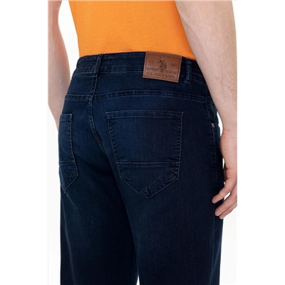 Erkek Koyu Mavi Jean Pantolon