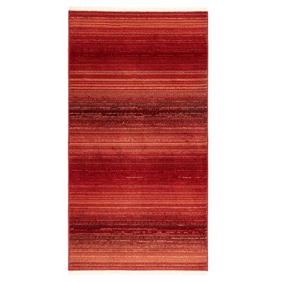 Orient Cadre Halı - Kiremit - 76x300  cm