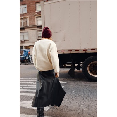 TURN-UP KNIT BEANIE