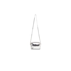 Bandolera de piel Elyn Plateado