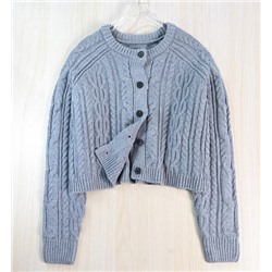 Кардиган в стиле ретро, ​​связанный косами  CO*S