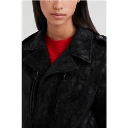 Chaqueta recta bolsillos