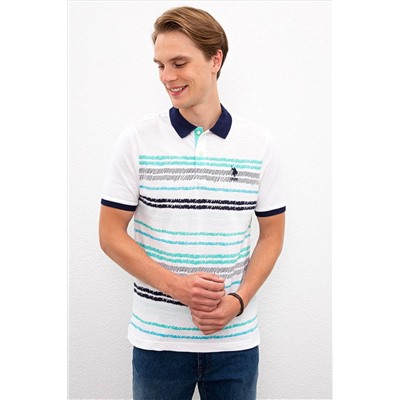 Erkek Mint Polo Yaka Tişört