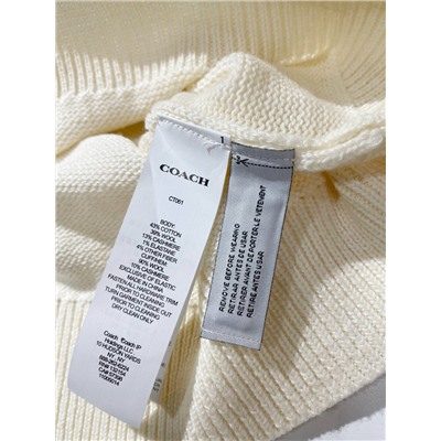 Женский свитер с милым динозавром  COAC*H ОРИГИНАЛ!