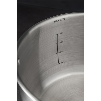 Colin Derin Tencere - Çelik - 24 cm