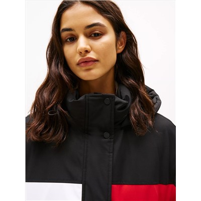 Flag Cropped Puffer