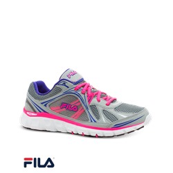 Fila Women's Memory Retribution Highrise/Pink Glo/Royal Blue Athletic Shoe