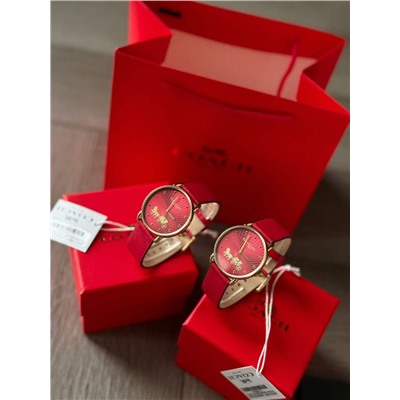 В новогоднем стиле часы модель унисекс   COAC*H