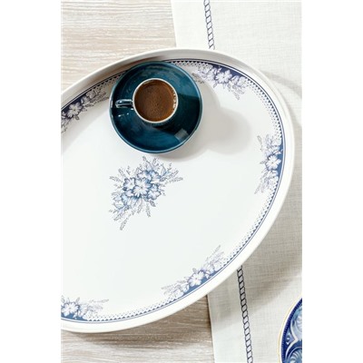 Blanche Oval Tepsi