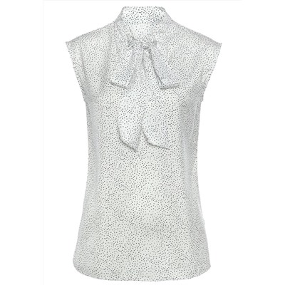 Women's tie neck blouse