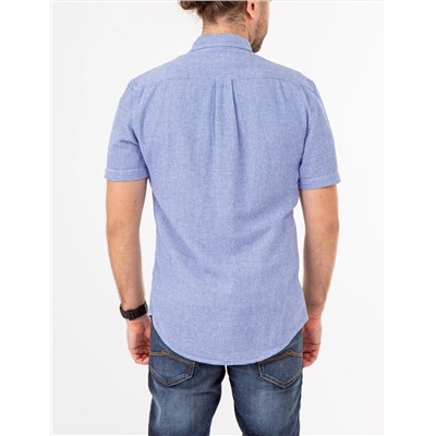 TEXTURED WEAVE SHORT SLEEVE SHIRT WITH POCKET