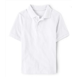 The Children’s Place Boys Uniform Pique Polo - White
