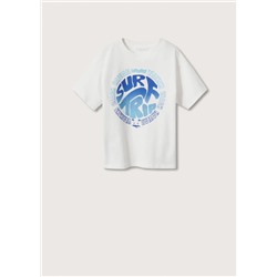 Camiseta estampada algodón -  Niño | MANGO OUTLET España