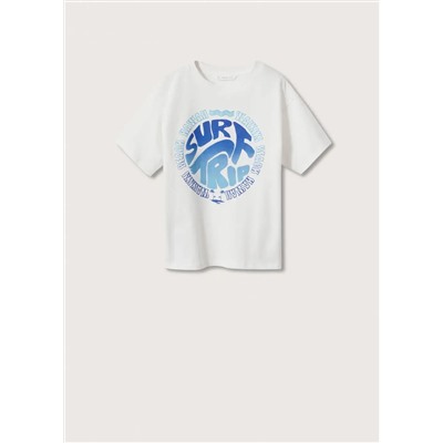 Camiseta estampada algodón -  Niño | MANGO OUTLET España