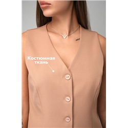 Женский костюм с жилетом и юбкой Happyfox